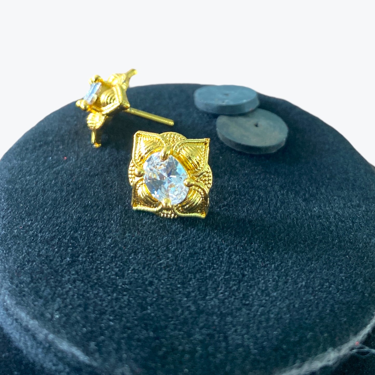 Shubh shri gold plated ear-tops