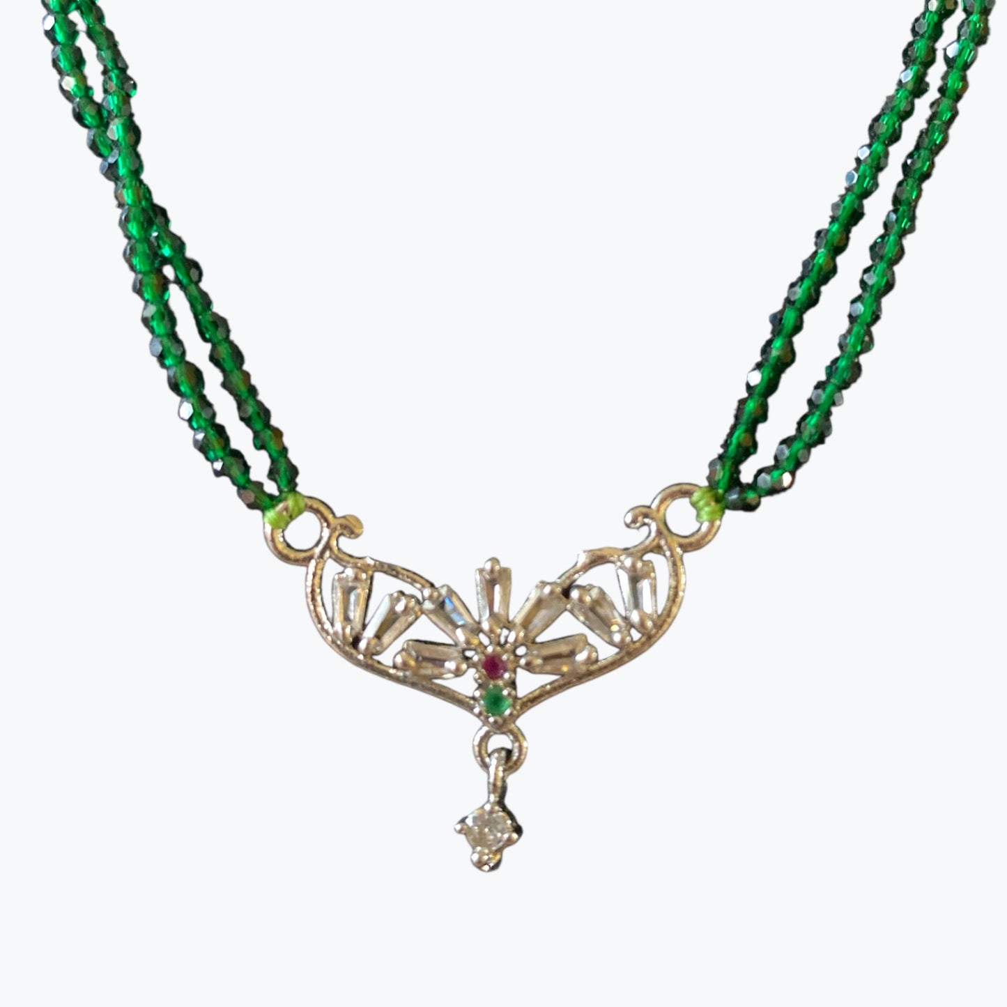 Emerald Vow necklace mangalsutra