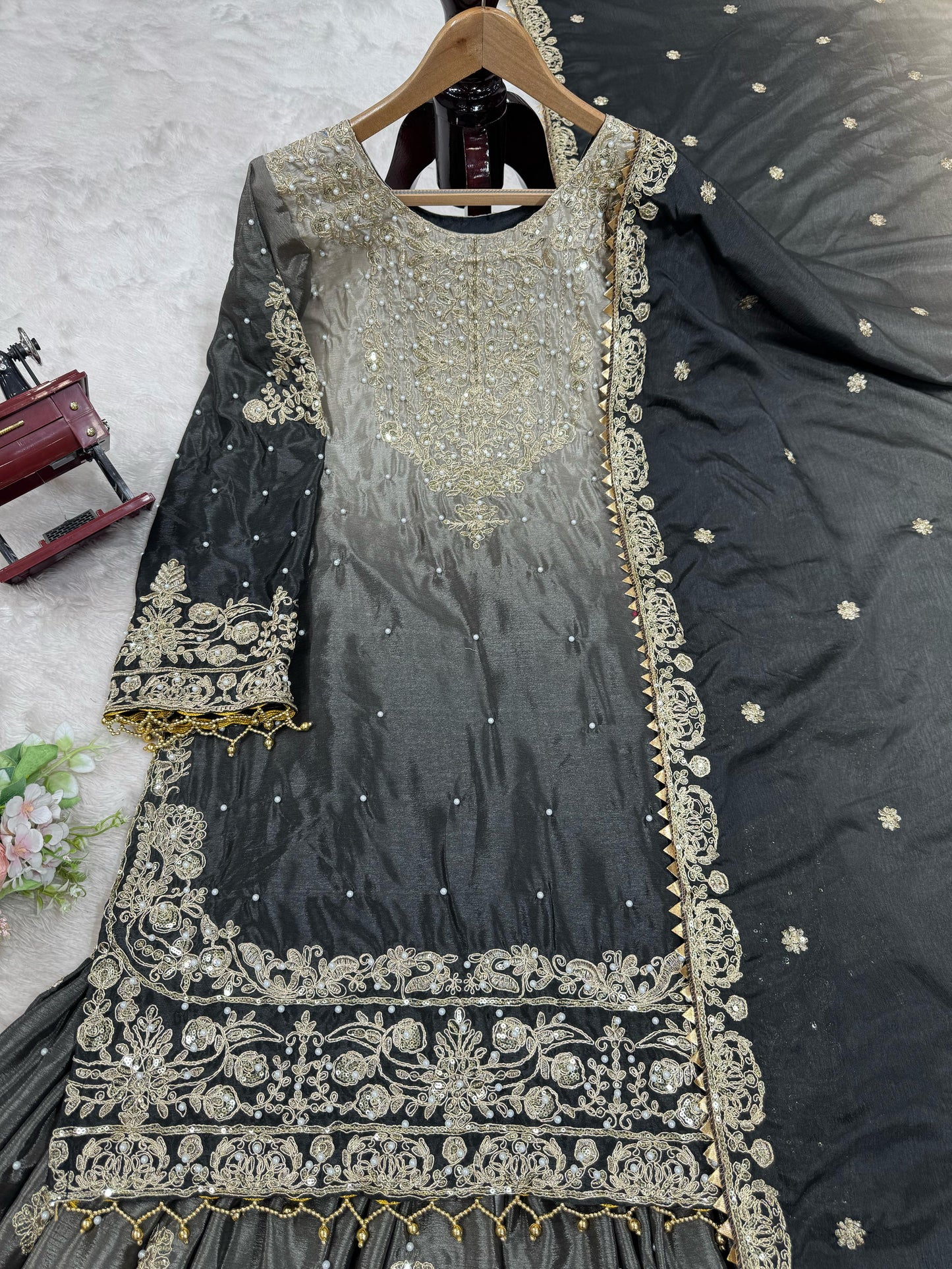 BOLLYWOOD SUIT INDIAN WEDDING SALWAR KAMEEZ PARTYWEAR