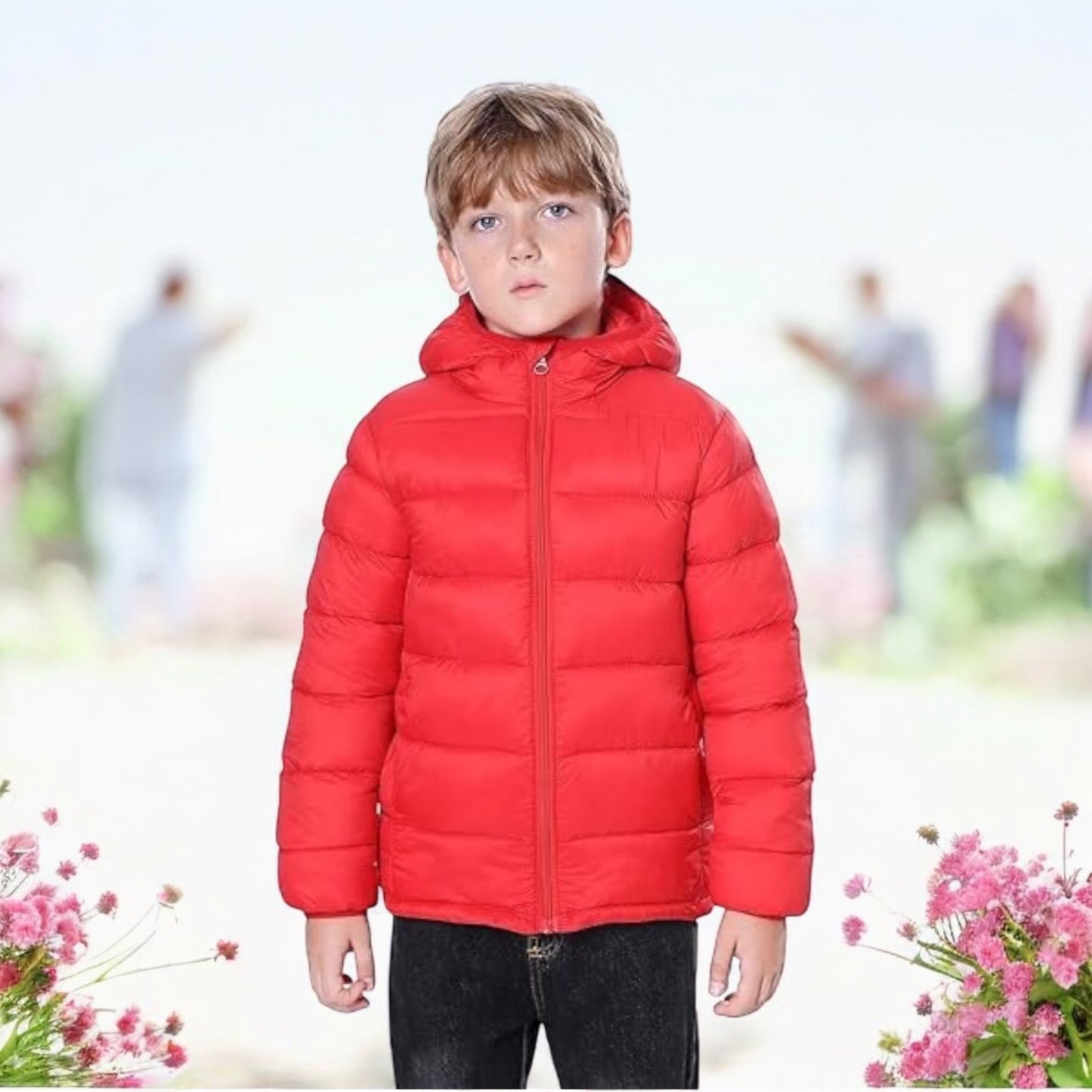 Eten hooded Puffer Jackets for kids