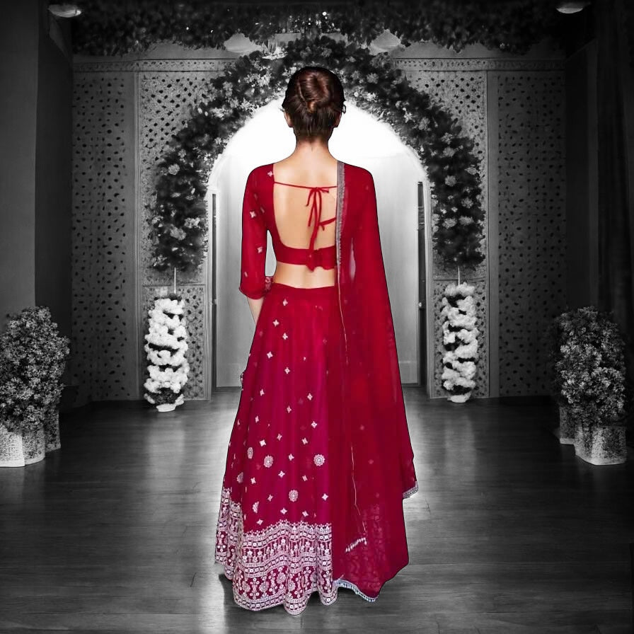 Lehenga choli customized