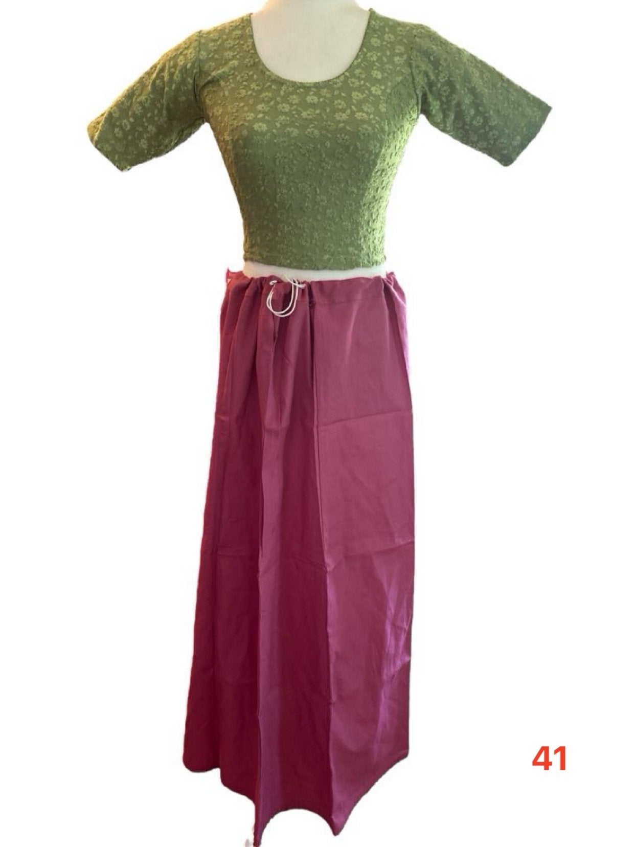 Saree petticoat underskirt lining skirt