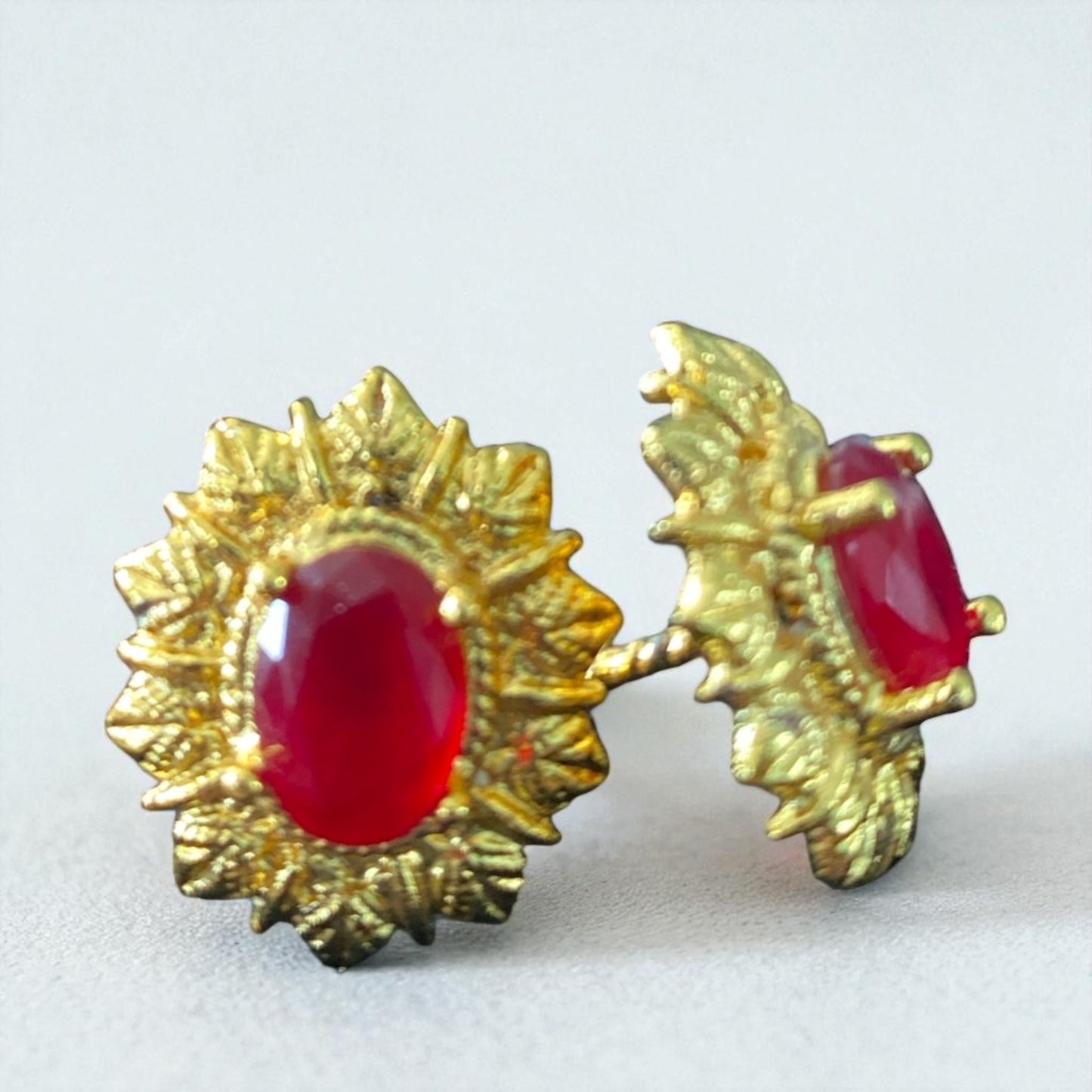 MK gold plated ear-tops