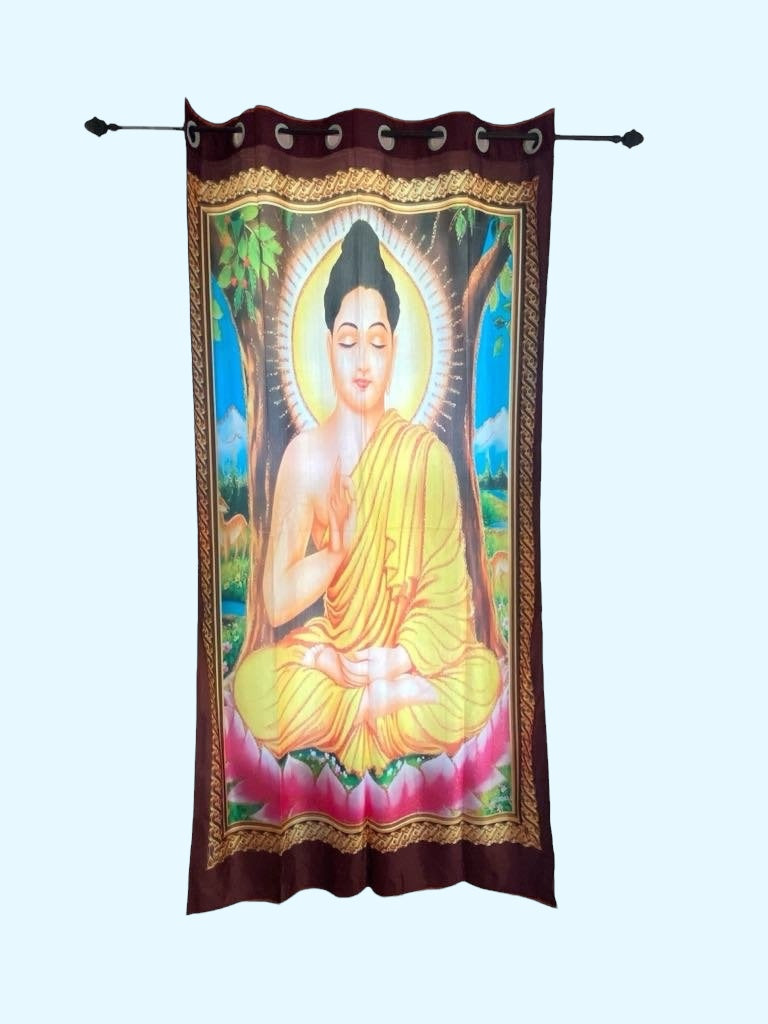 Digital print worship rooms' curtains
