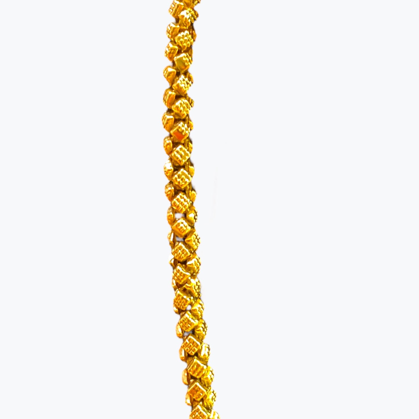 Peacock head temple necklace