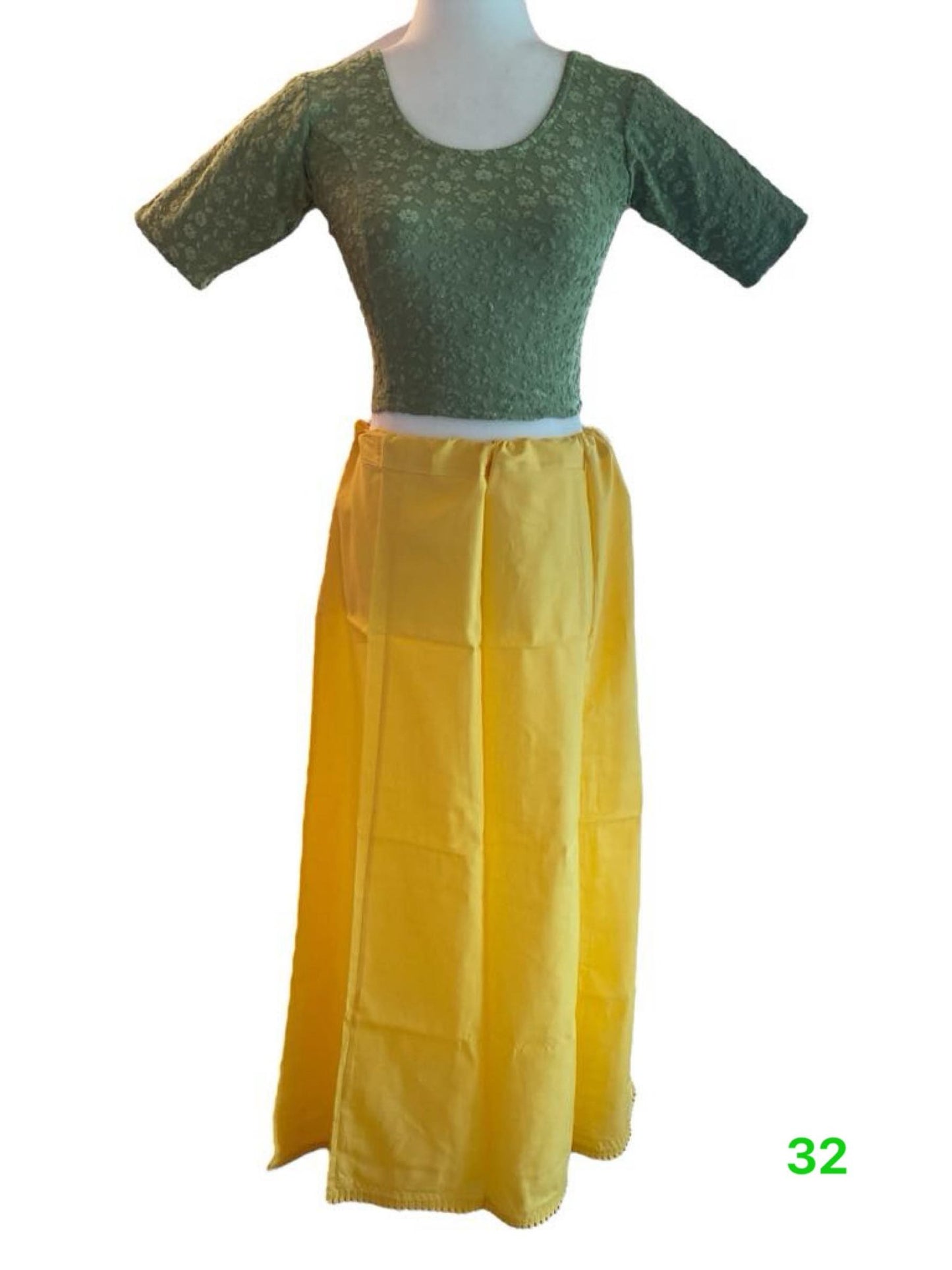 Saree petticoat underskirt lining skirt
