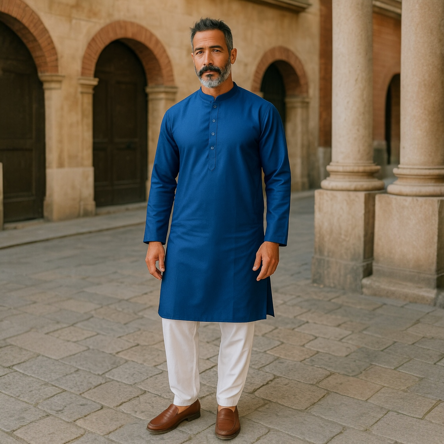 Plus size men’s kurta set