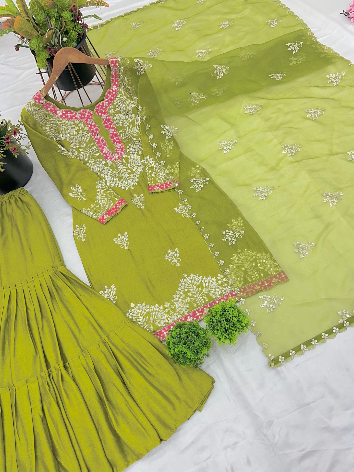 Palazzo Suit With Dupatta