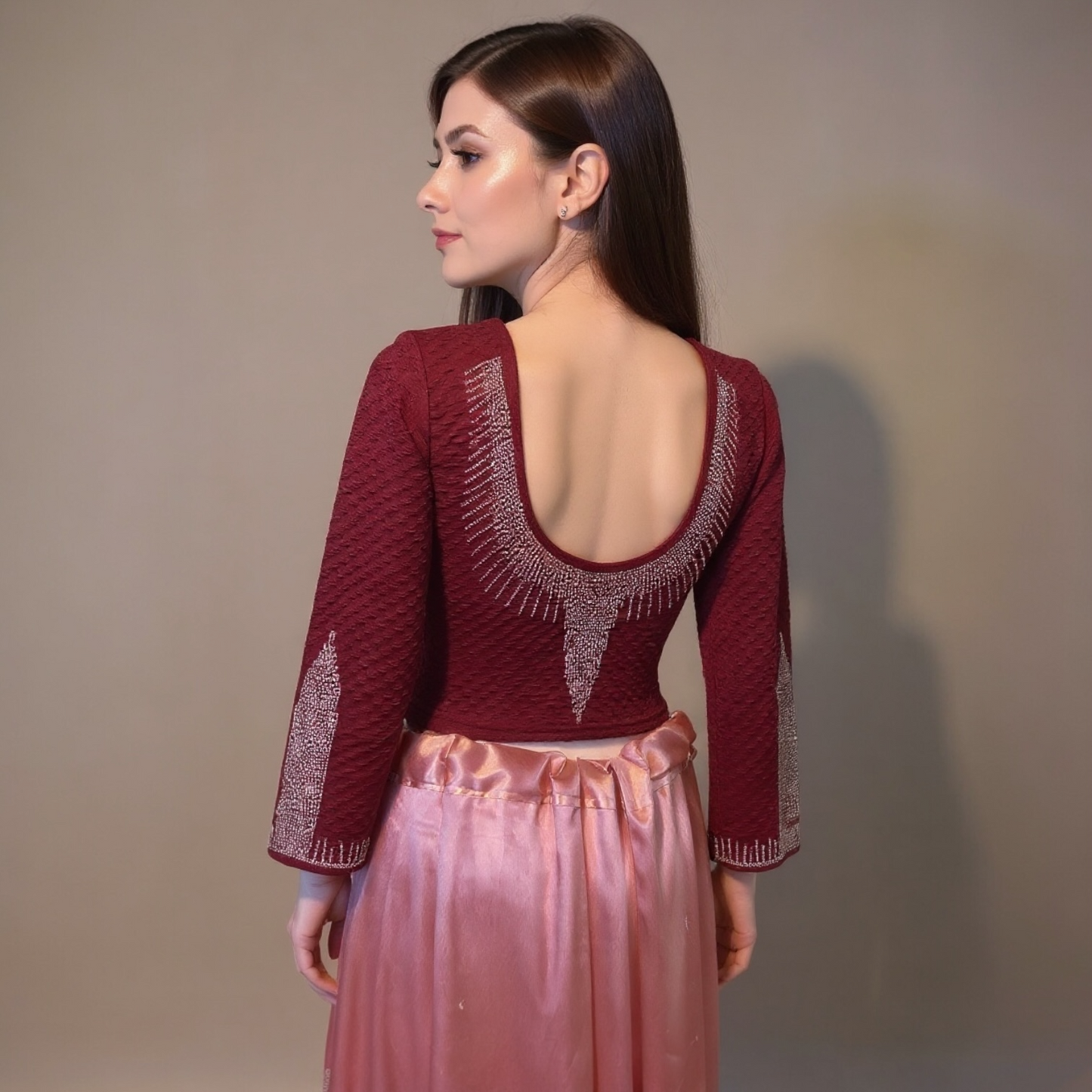 Stretchable blouse soft fit