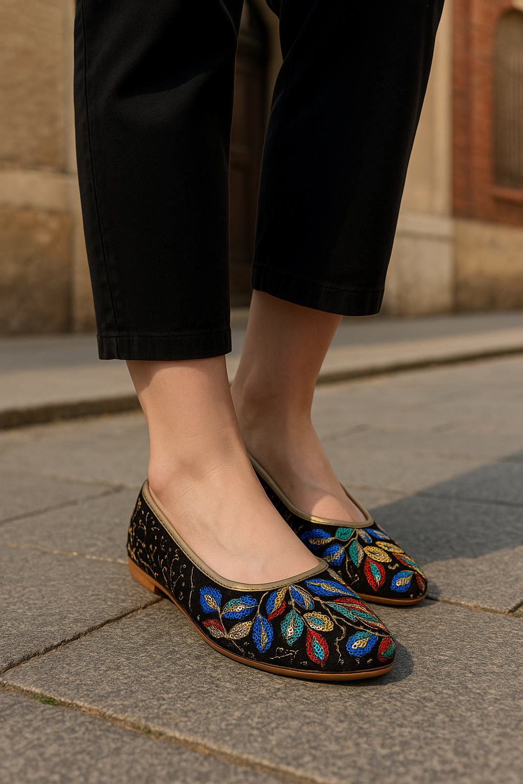 Mehka Juttis embroidered