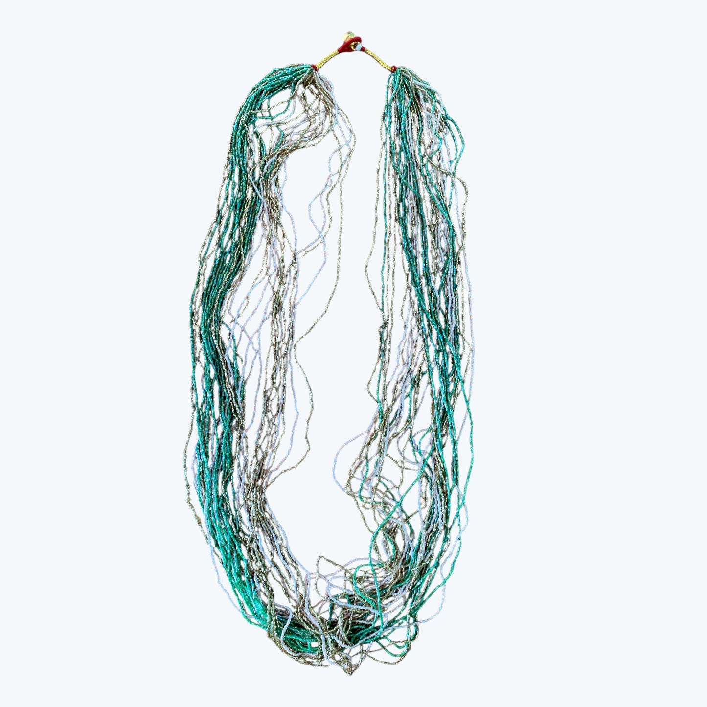 Hydro tri-color ethnic necklace potey