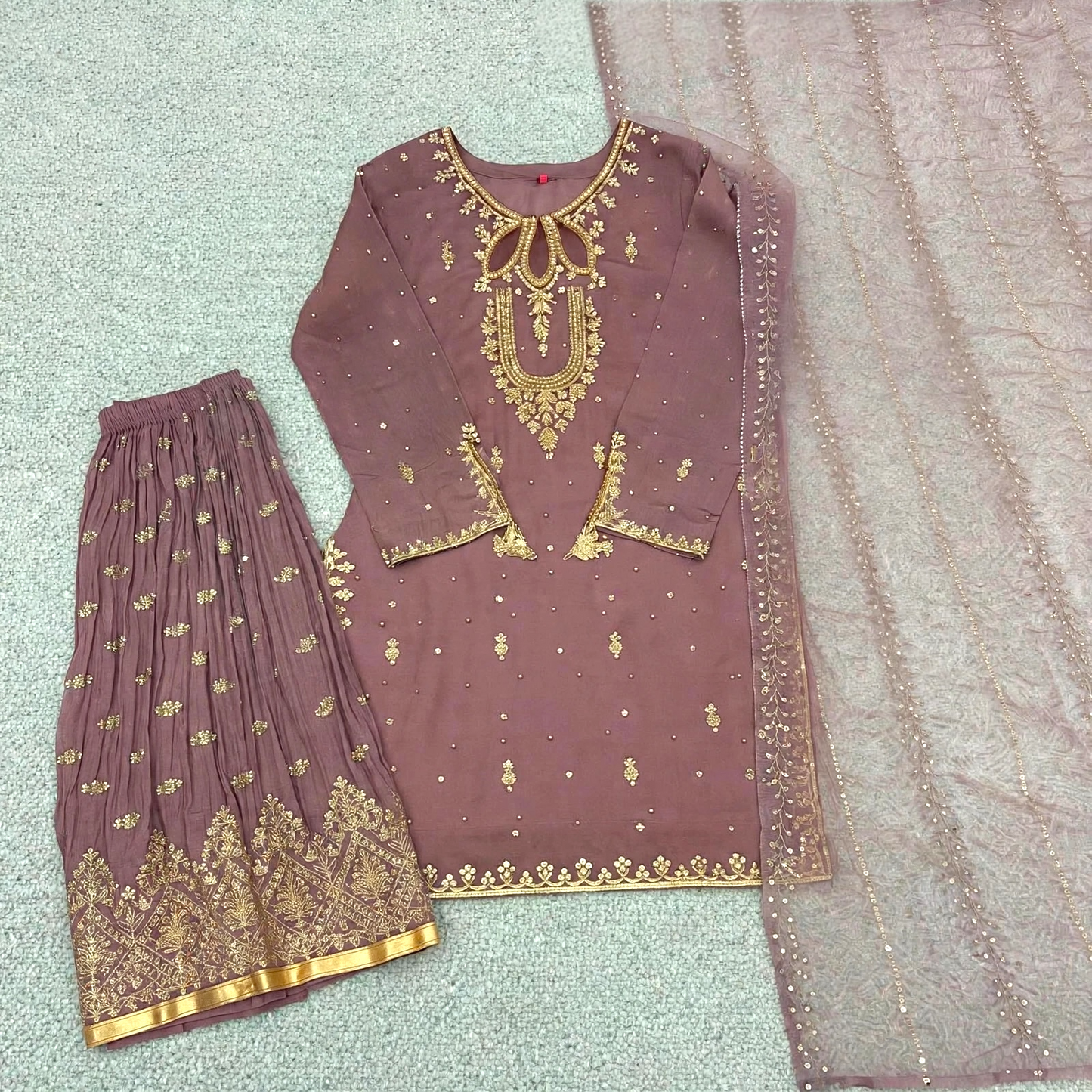 Teeya creation mother-daughter palazzo set