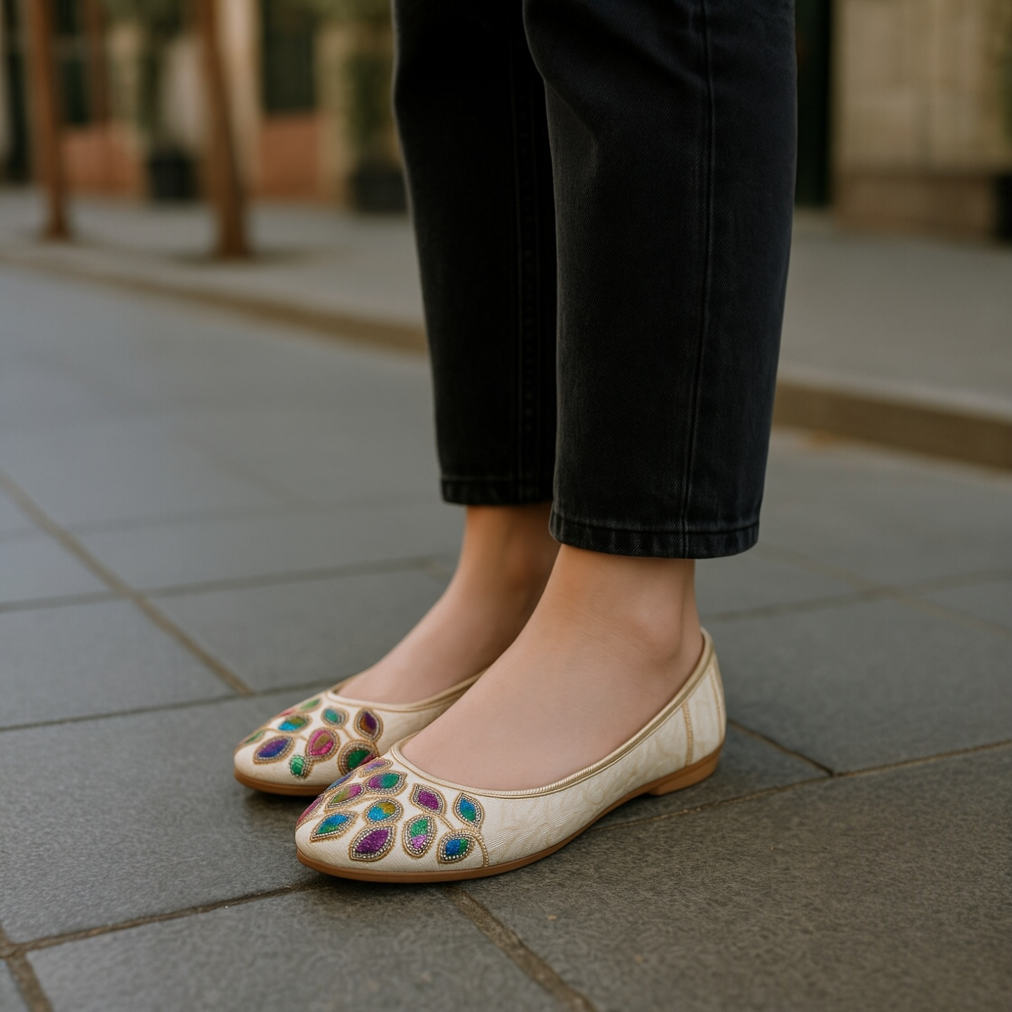 Perfect gold shoes women