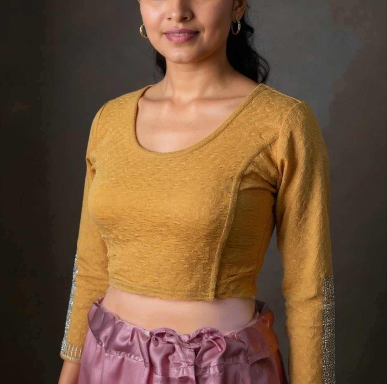 Stretchable blouse soft fit