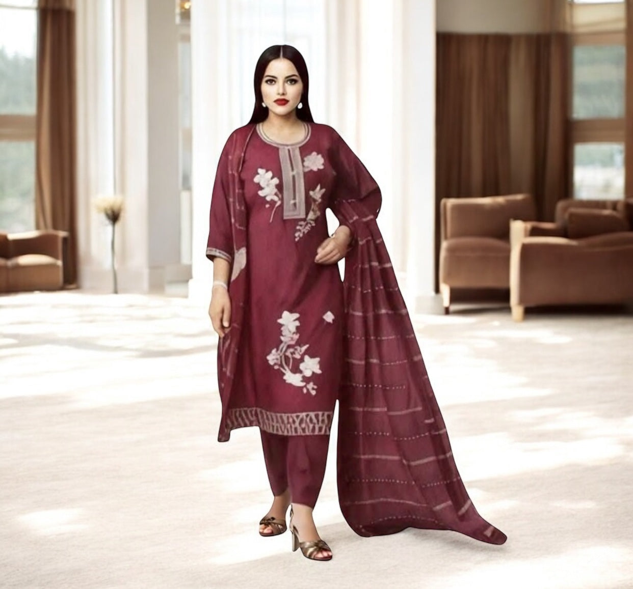 Big size straight kurta