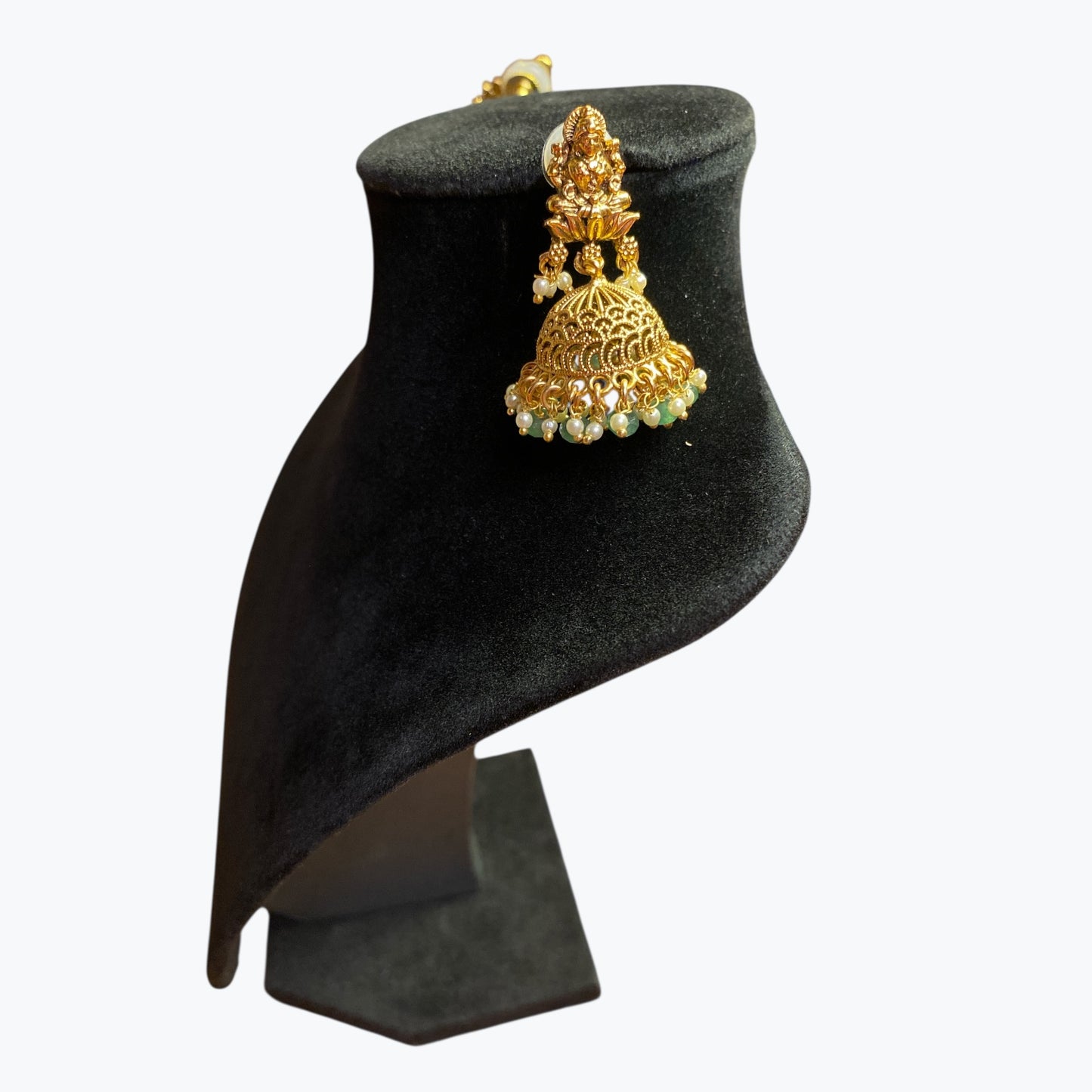 Goddess Laxmi temple neclace and earrings sets
