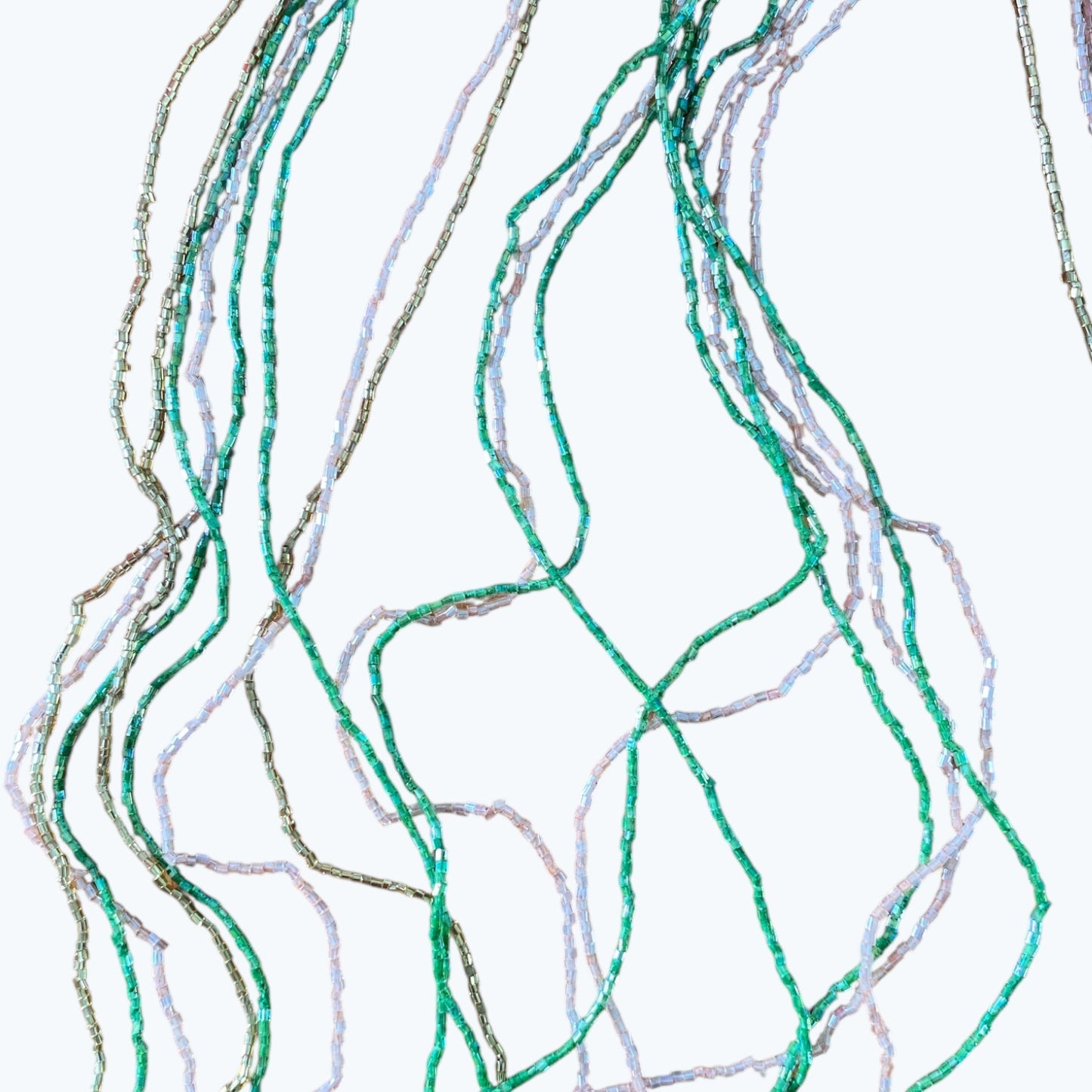 Hydro tri-color ethnic necklace potey