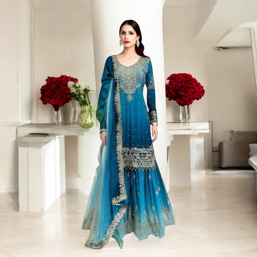 BOLLYWOOD SUIT INDIAN WEDDING SALWAR KAMEEZ PARTYWEAR