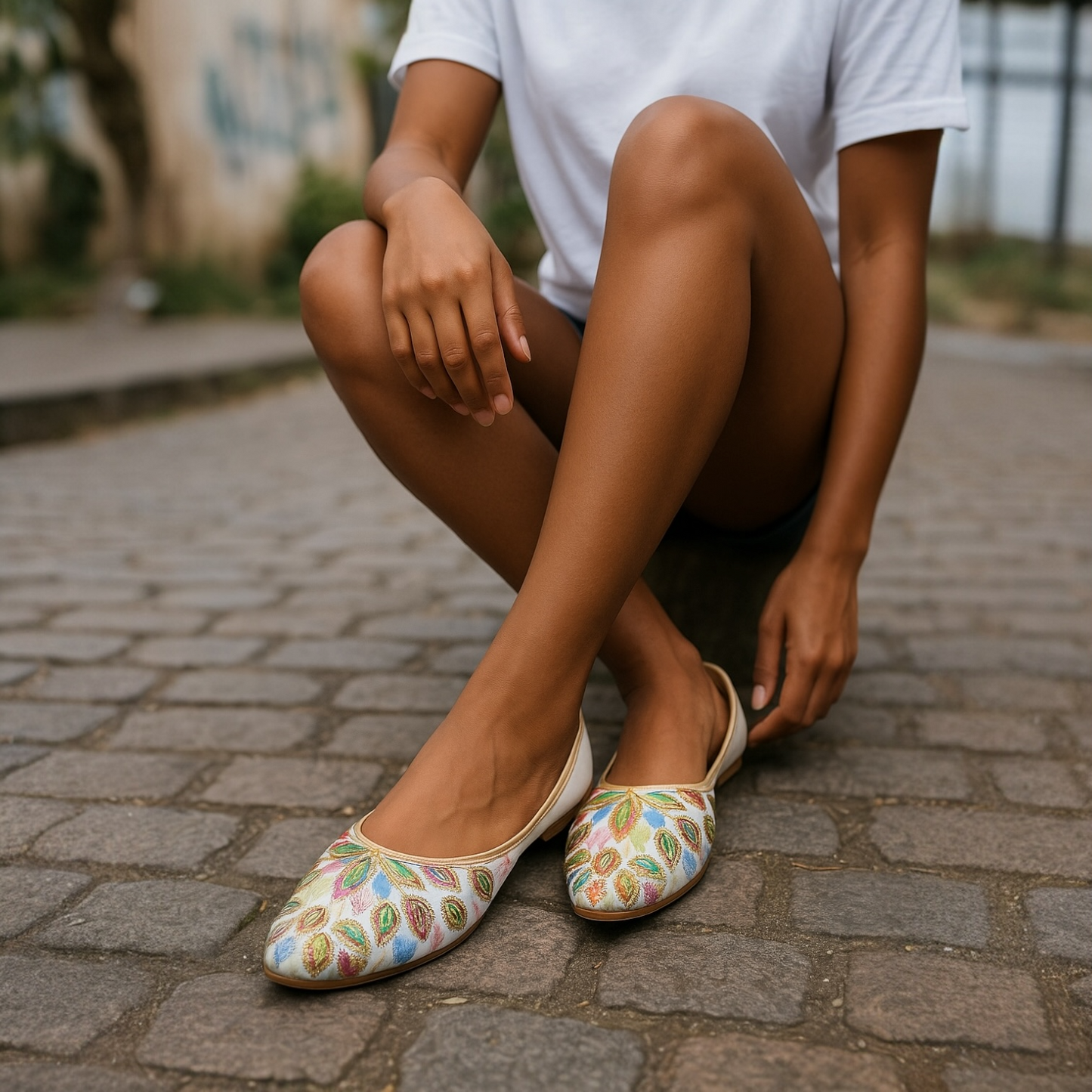 Perfect gold shoes women