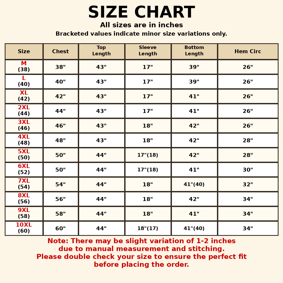 Plus and regular size Chikankari kurta set