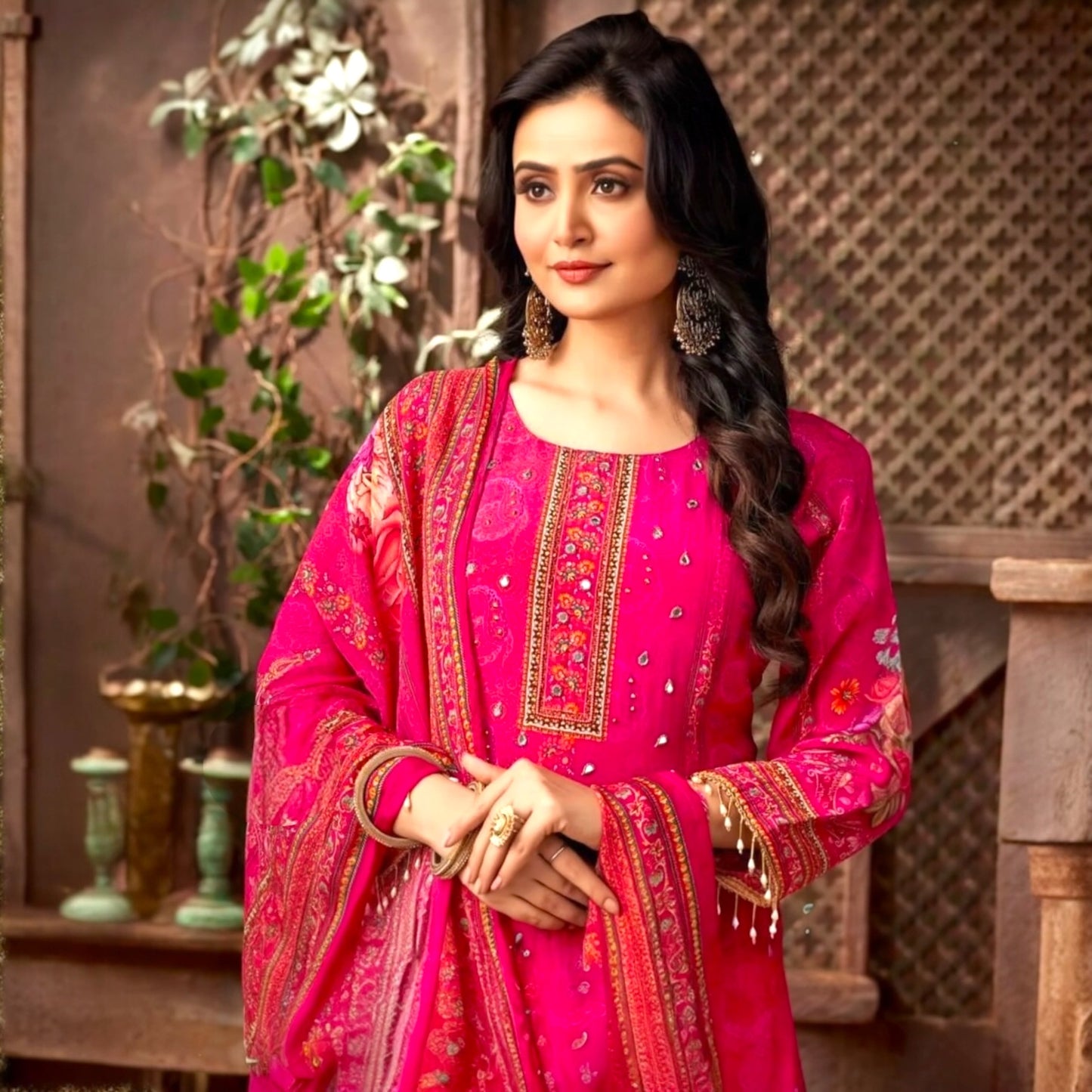 Salwar kurti with dupatta sets.
