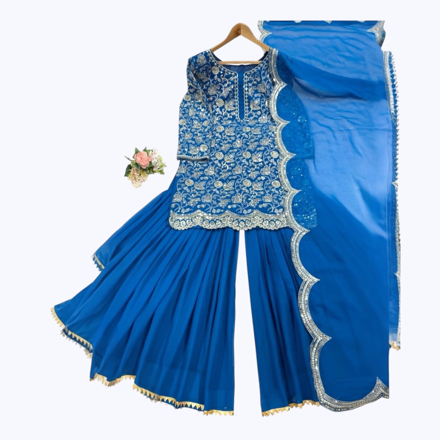 SALWAR KAMEEZ INDIAN WEDDING PARTY WEAR BOLLYWOOD KURTI SHARARA