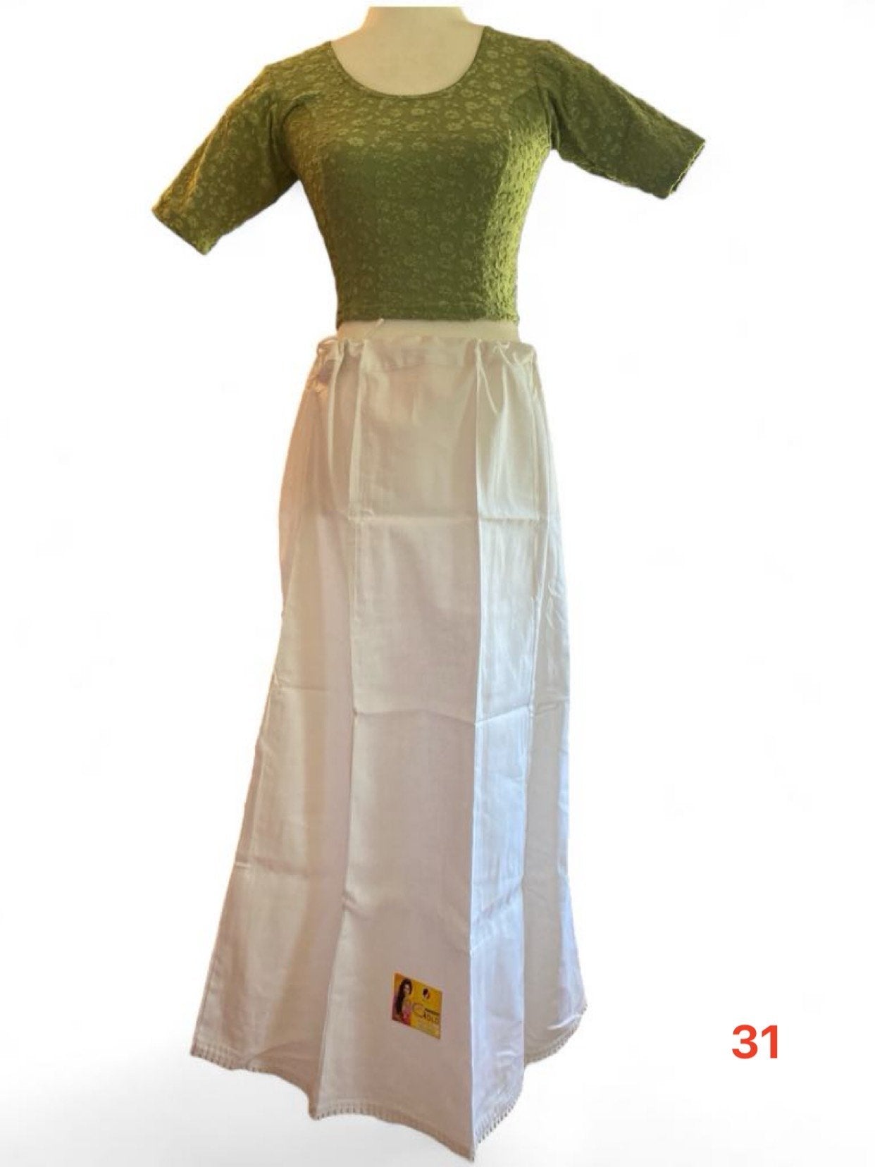 Saree petticoat underskirt lining skirt