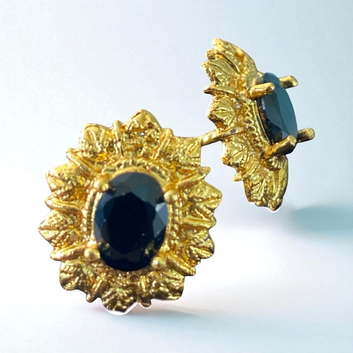 MK gold plated ear-tops