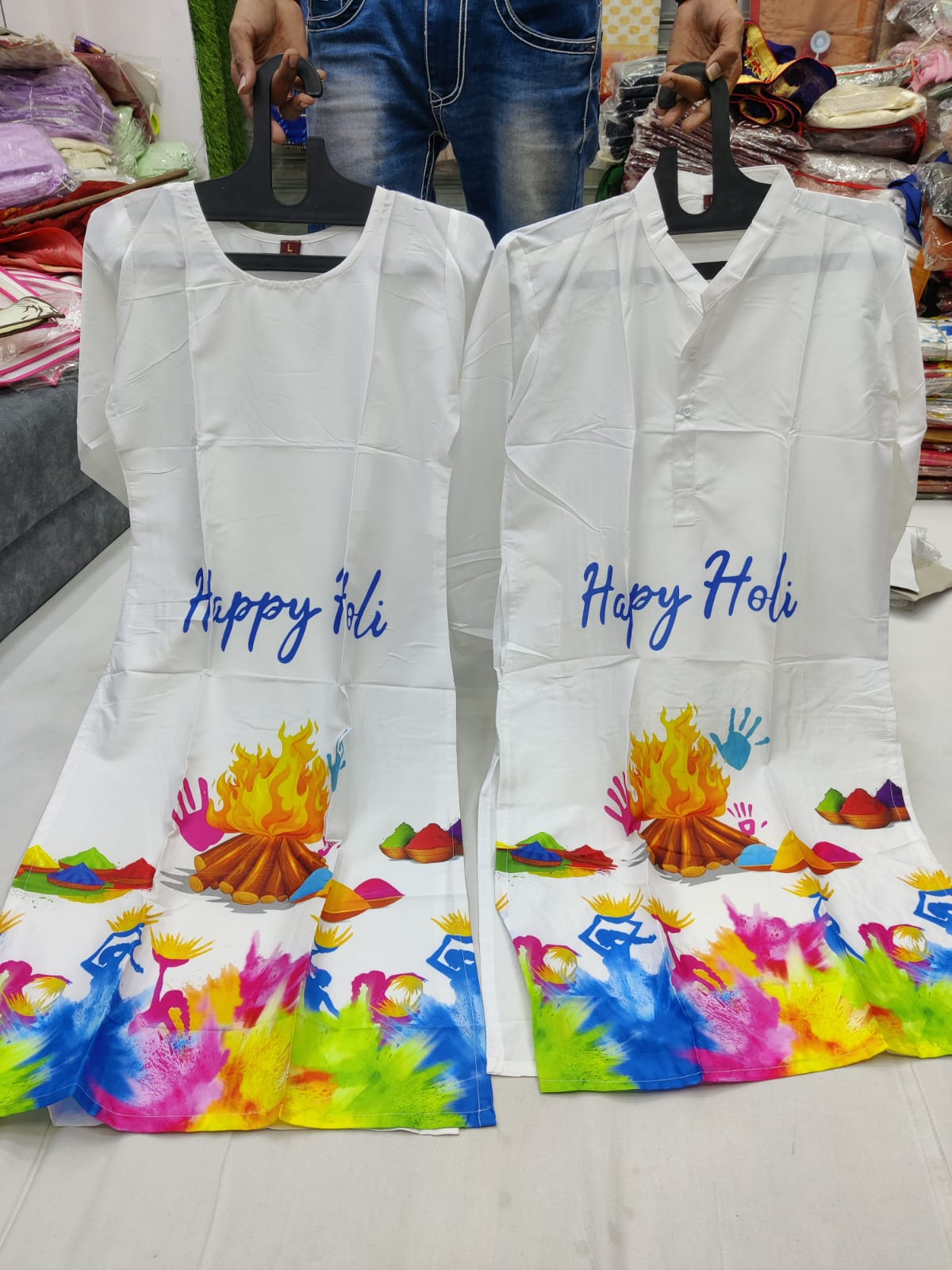 Holi men’s kurta top only