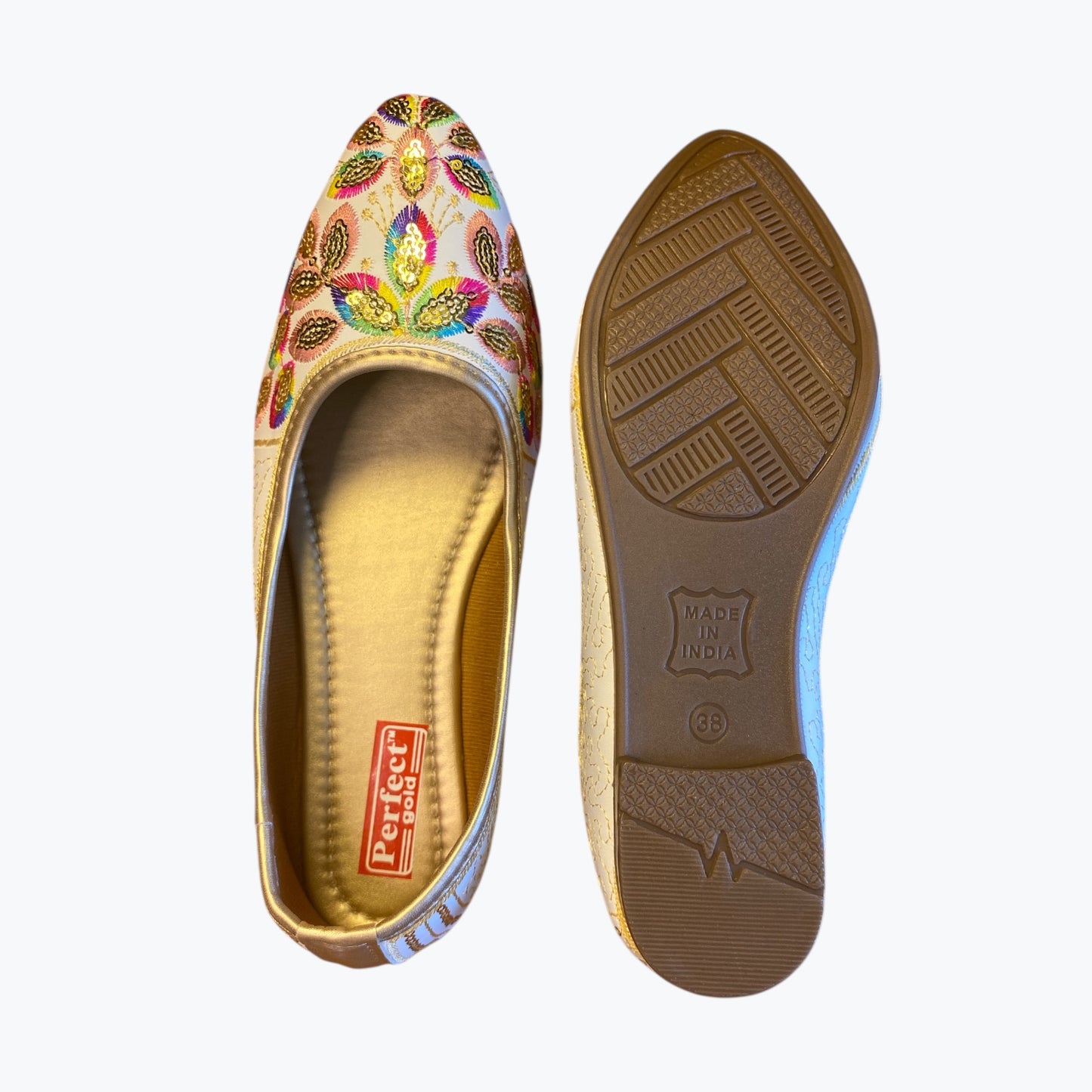 Perfect gold shoes women