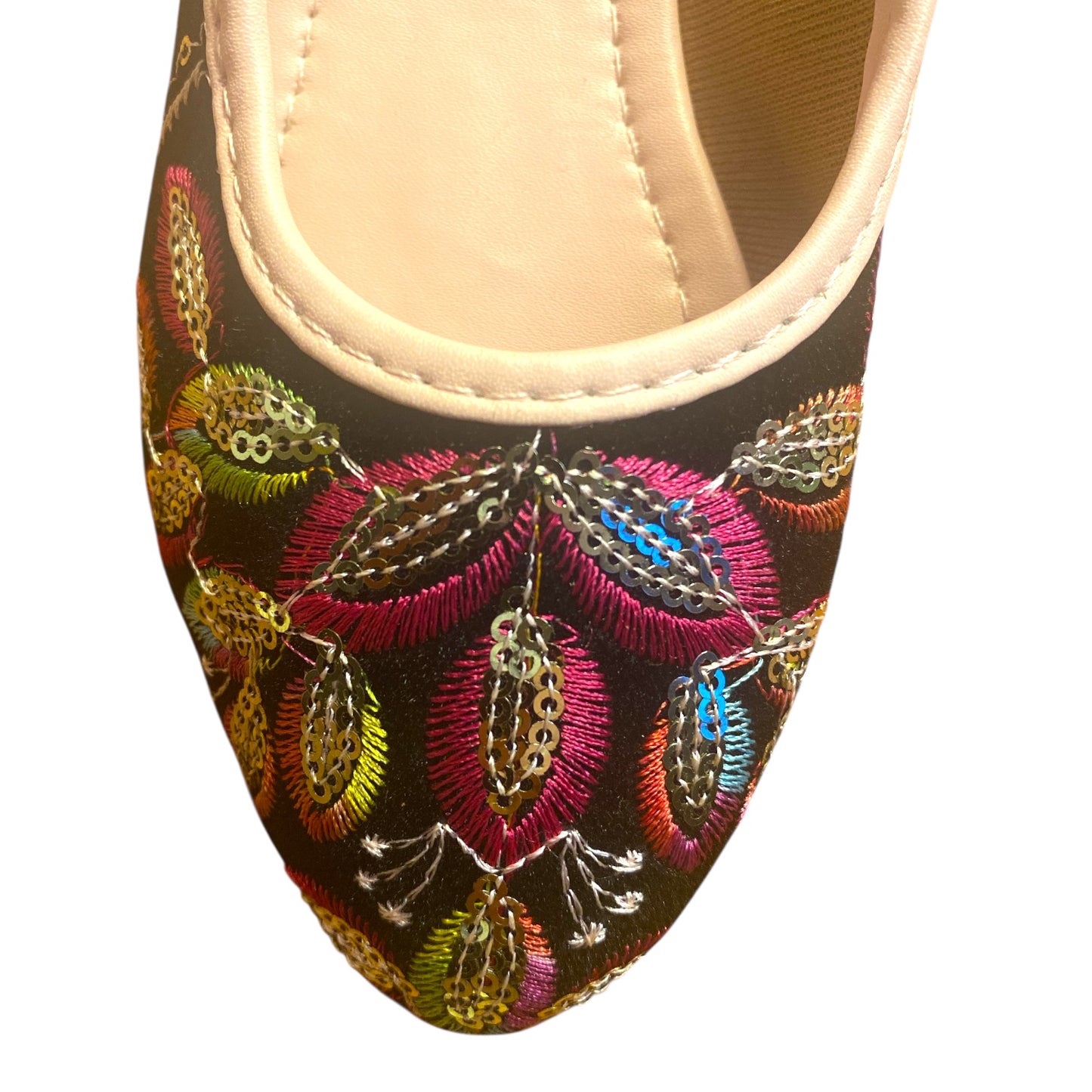 Mehka Juttis embroidered