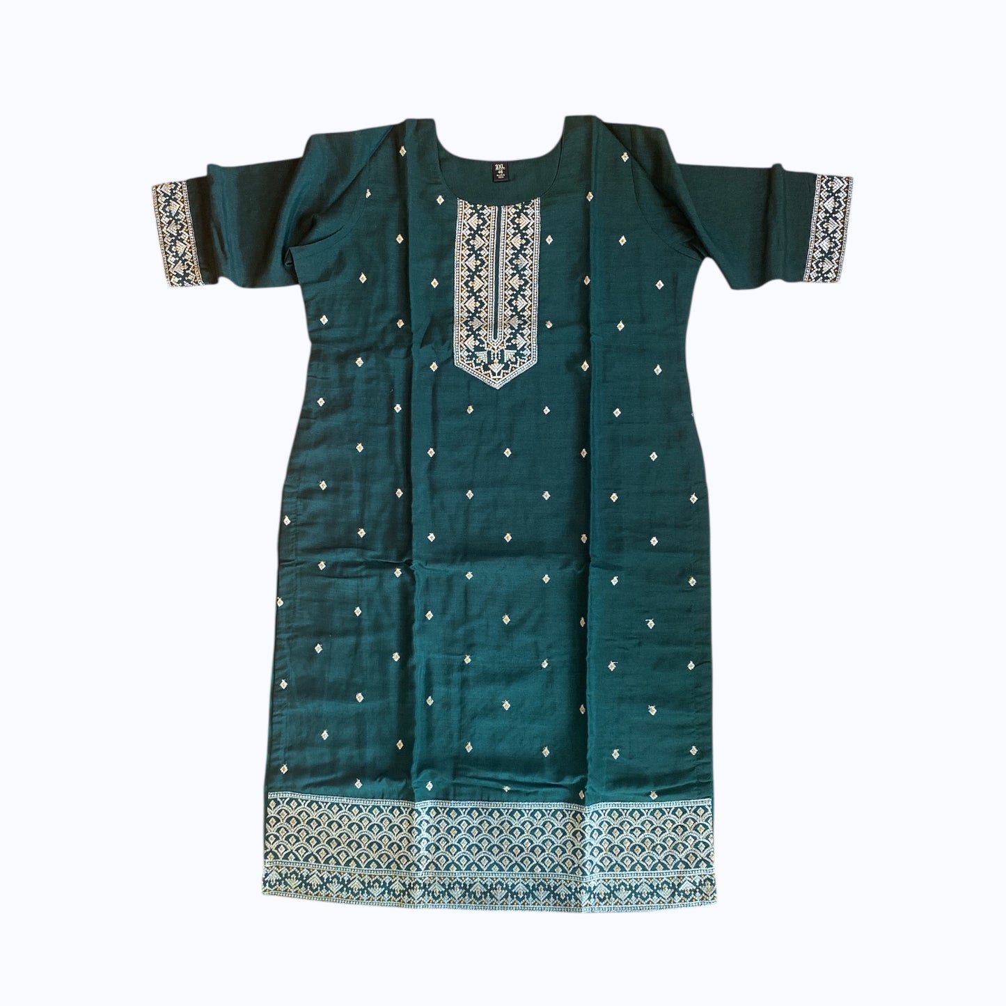 Big size silk kurta