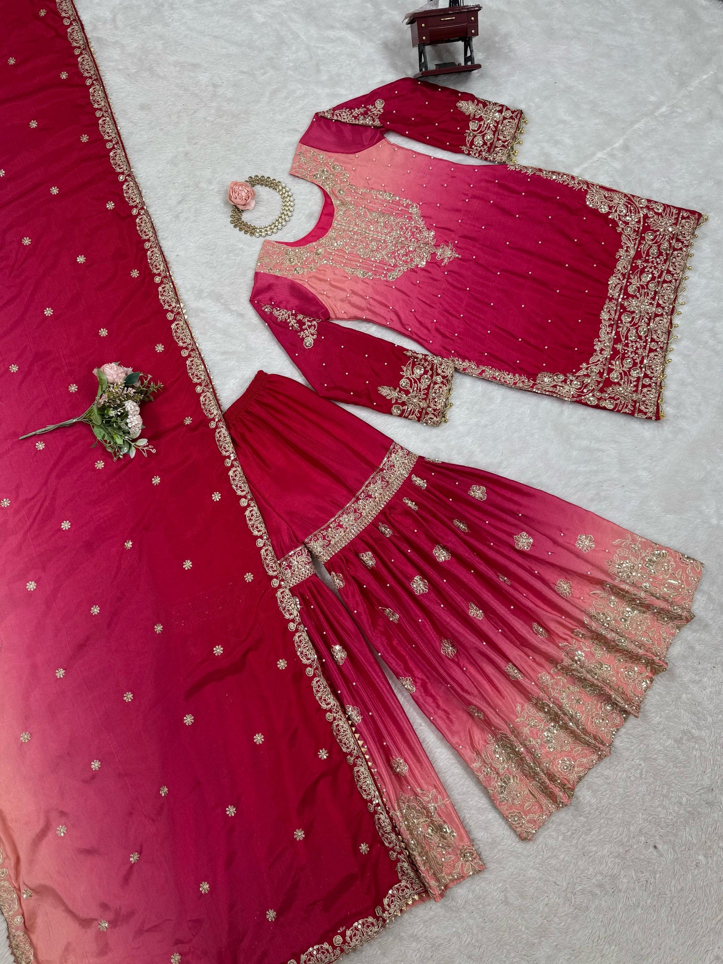 BOLLYWOOD SUIT INDIAN WEDDING SALWAR KAMEEZ PARTYWEAR