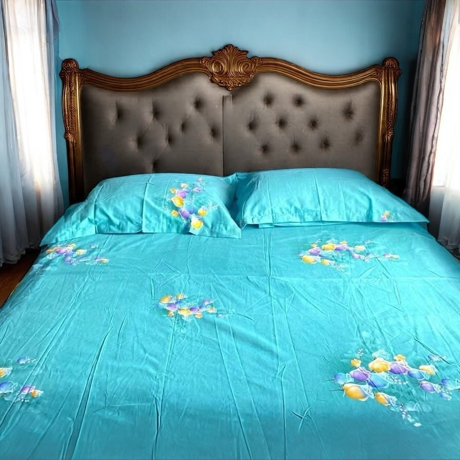 Floral bed sheets & pillow casses