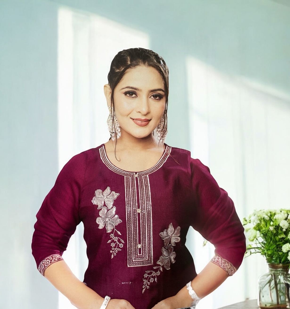 Big size straight kurta