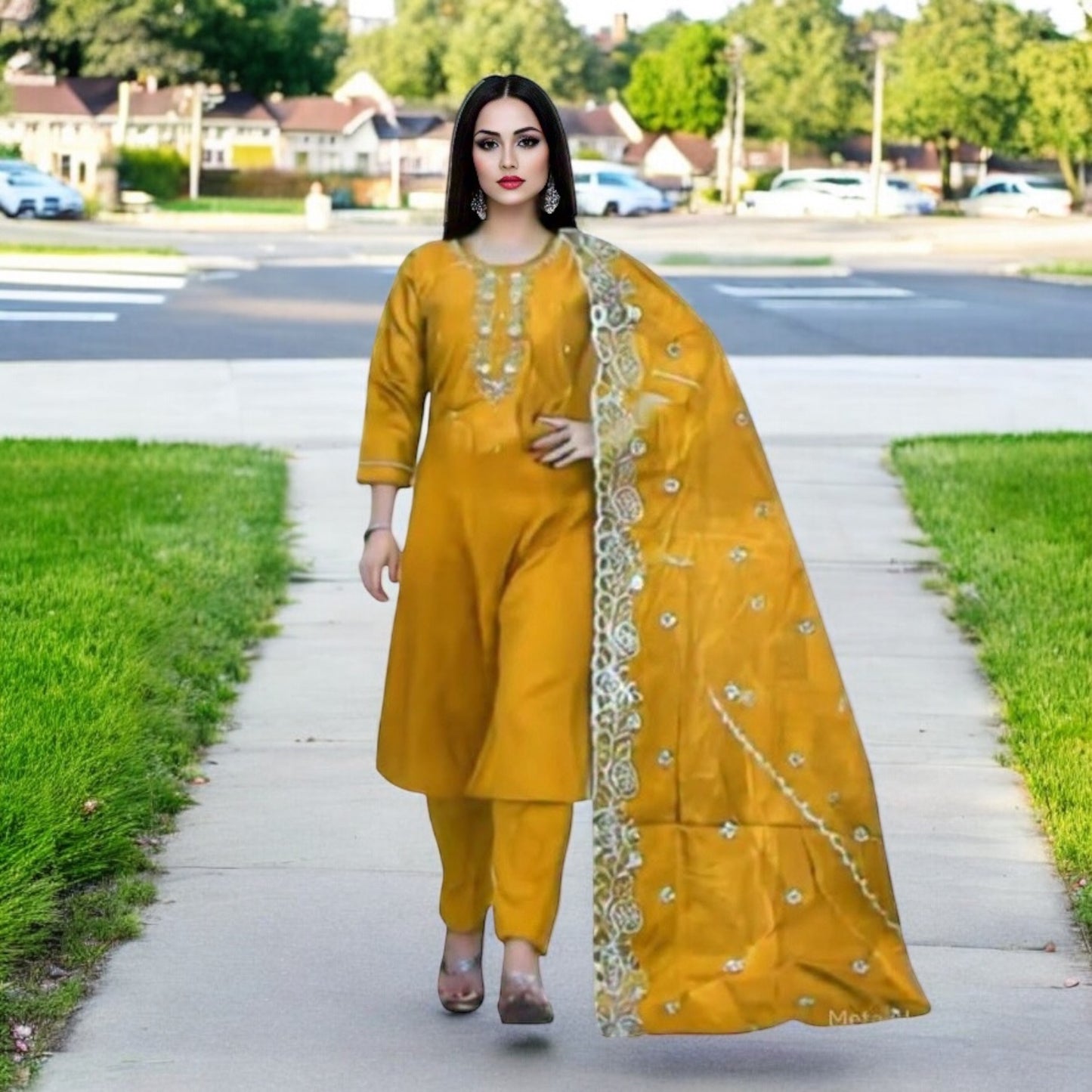 Big size kurta set