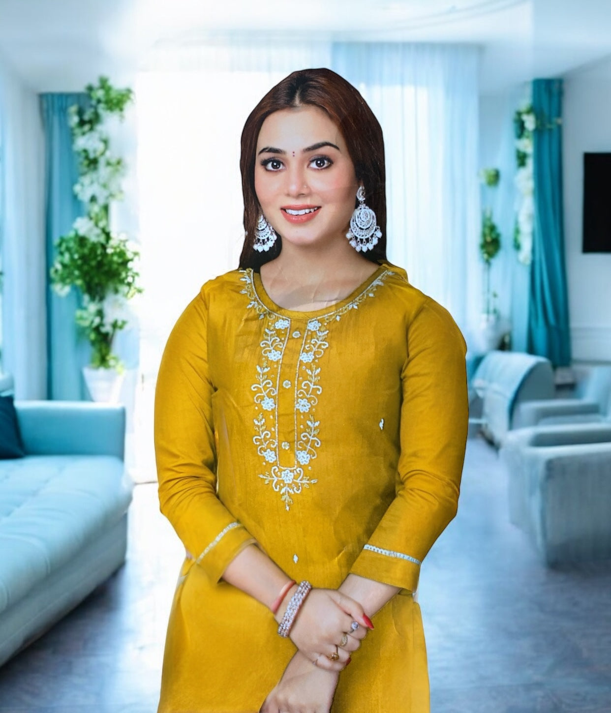 Big size kurta set