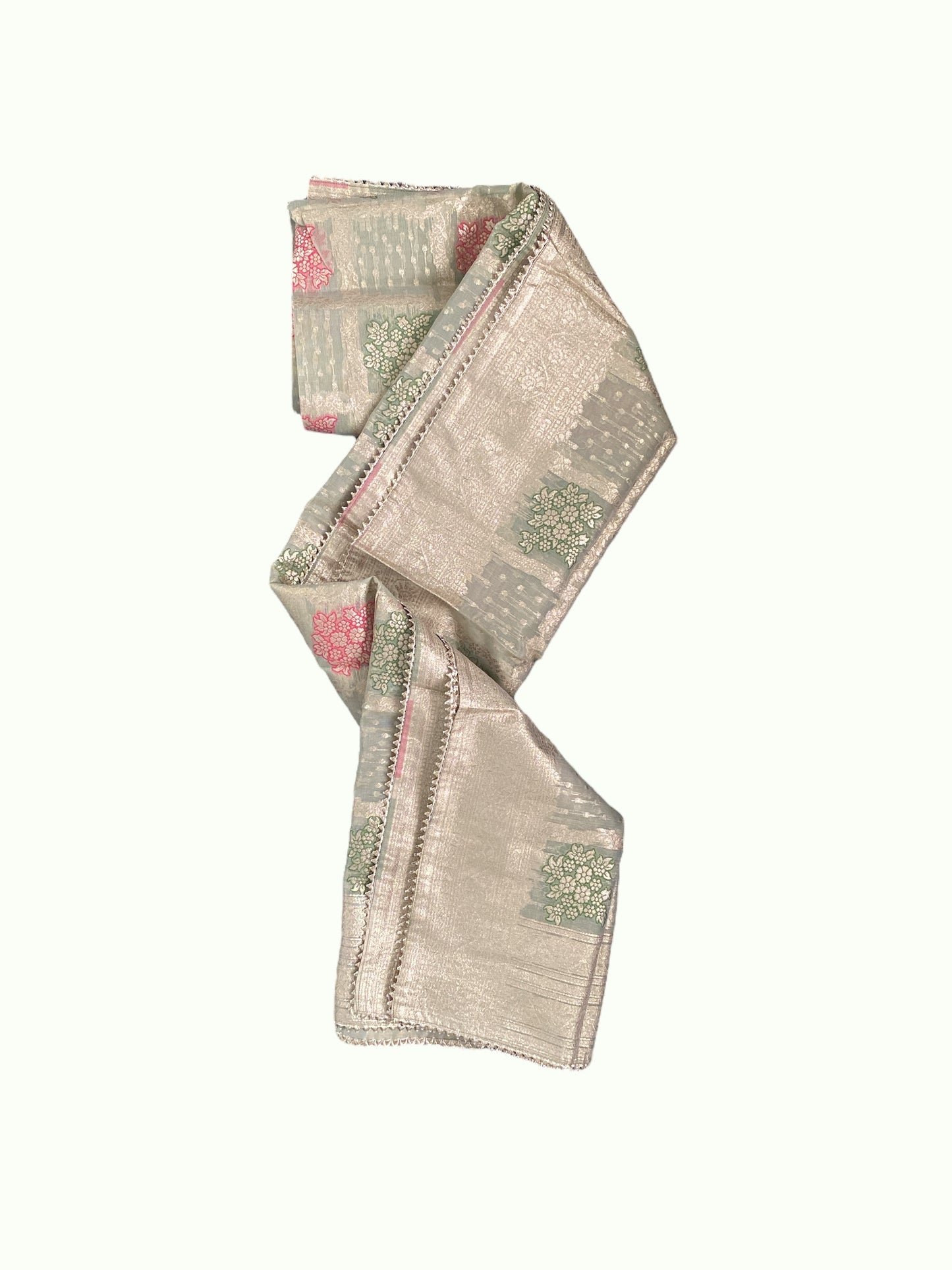 Cotton silk straight kurta set