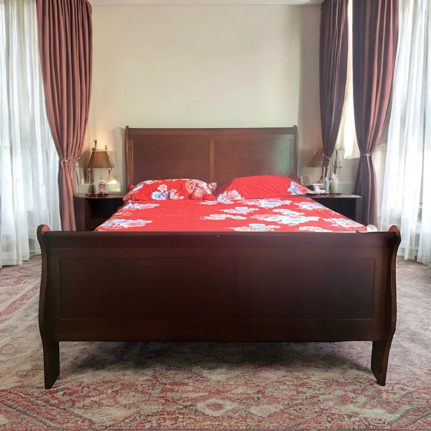 Floral bed sheets & pillow casses