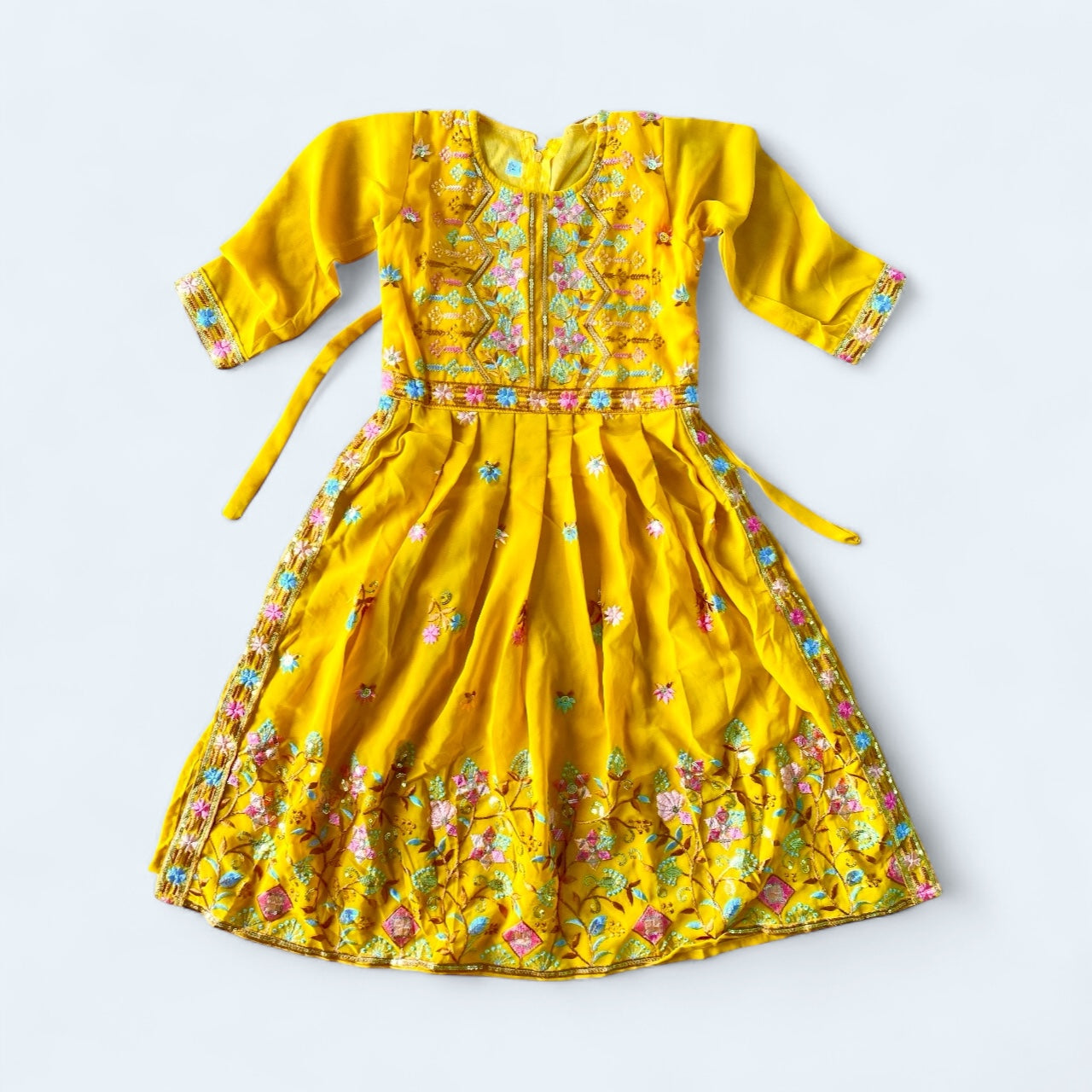 Trendy kurta sets with palazzo & dupatta