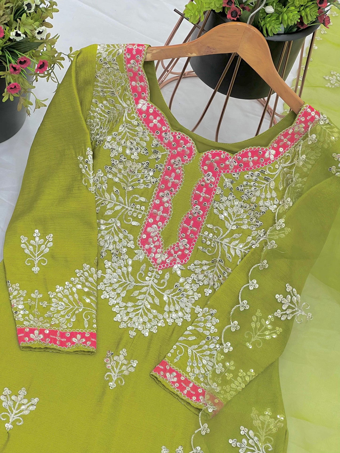 Palazzo Suit With Dupatta