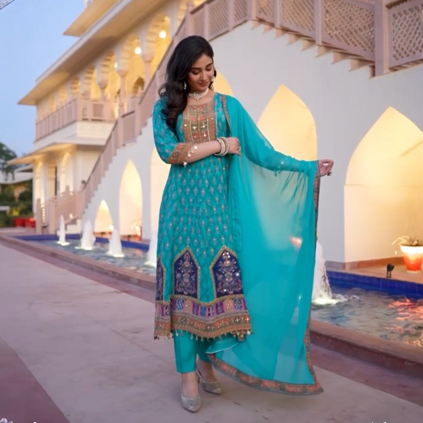 Anarkali kurta set
