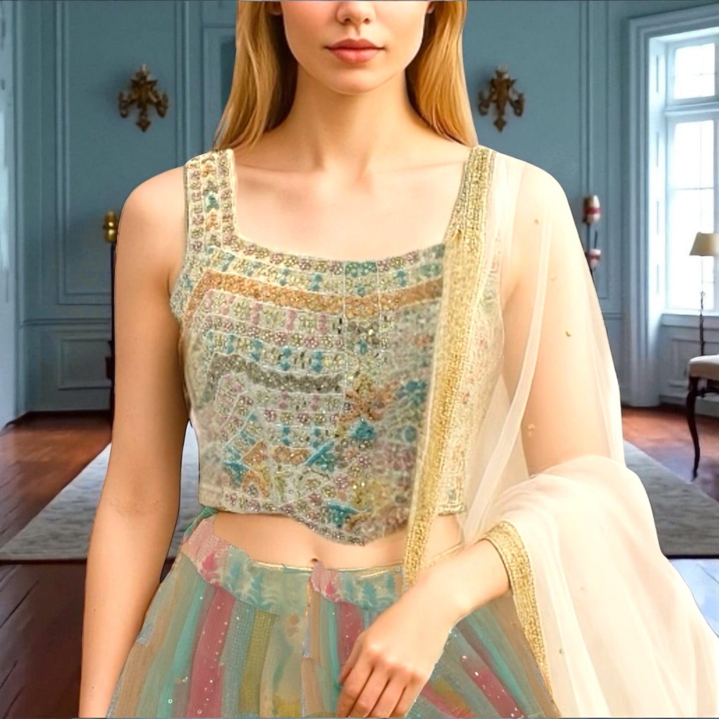 Multicolor lehenga