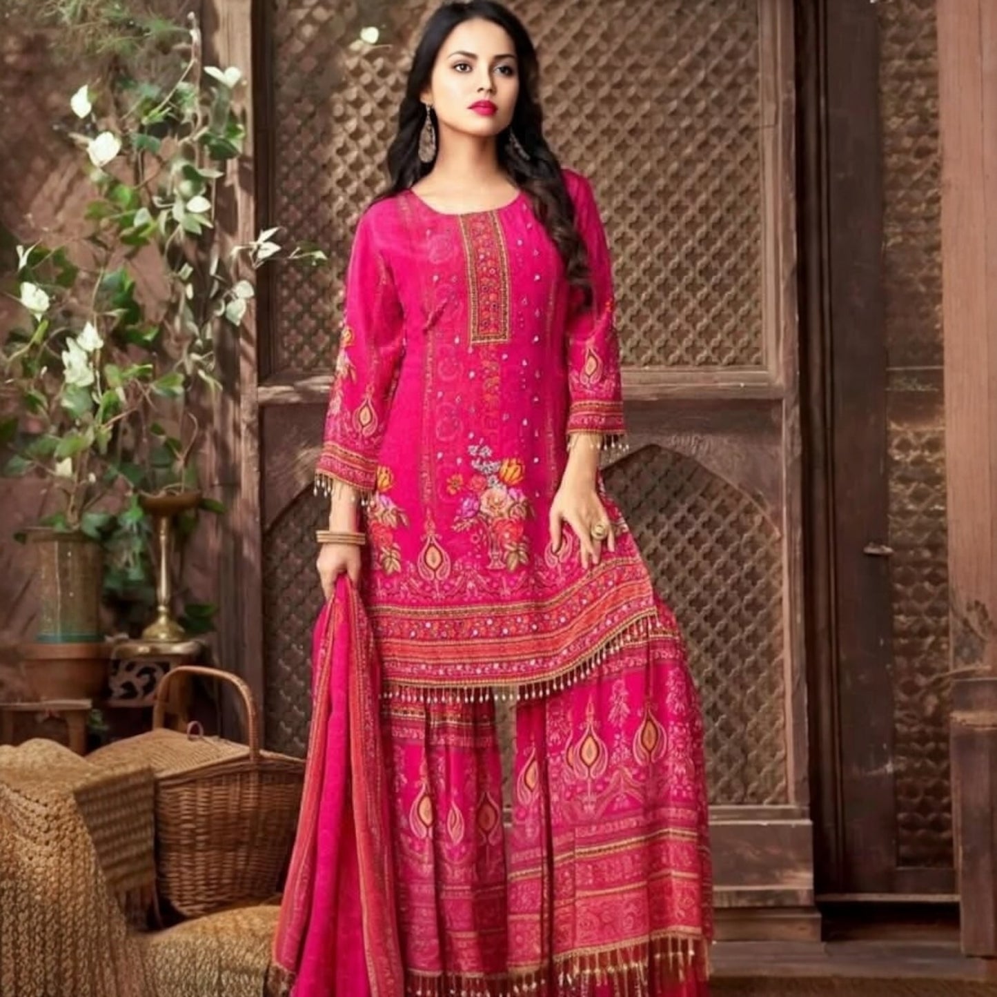Salwar kurti with dupatta sets.