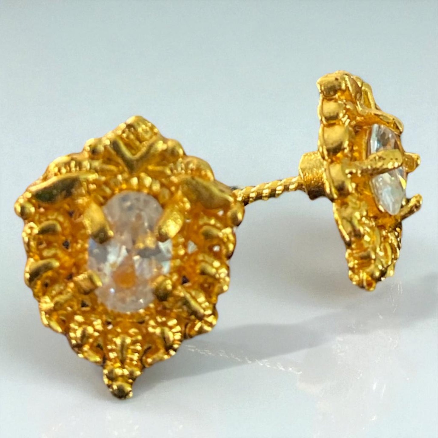 Shubh shri gold plated ear-tops