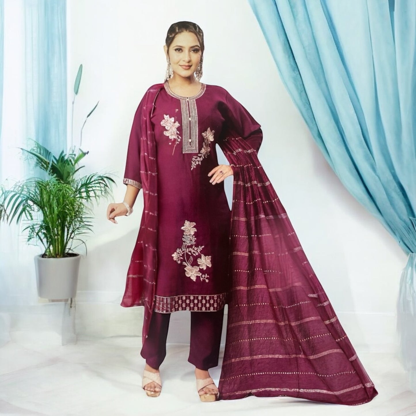 Big size straight kurta