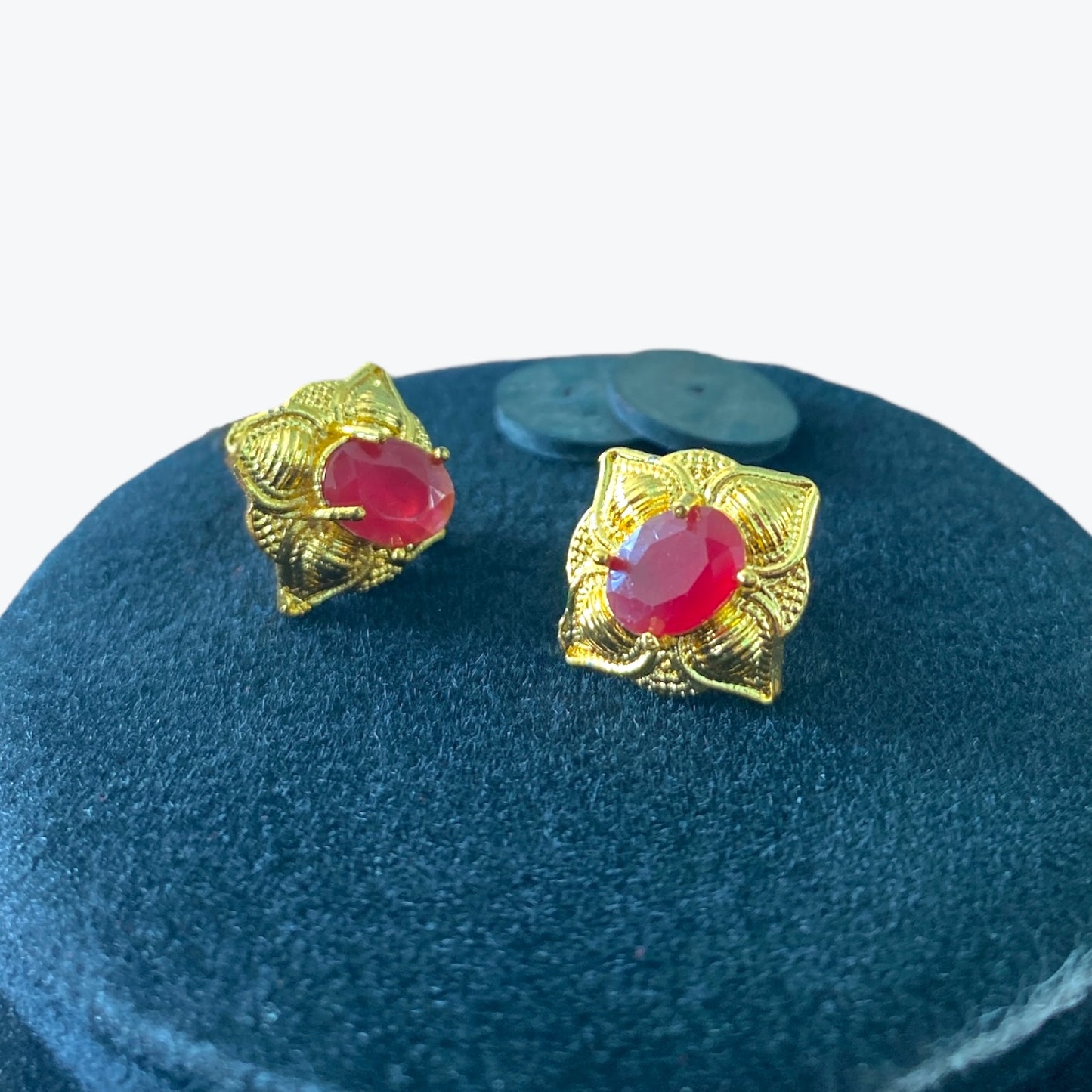 Shubh shri gold plated ear-tops