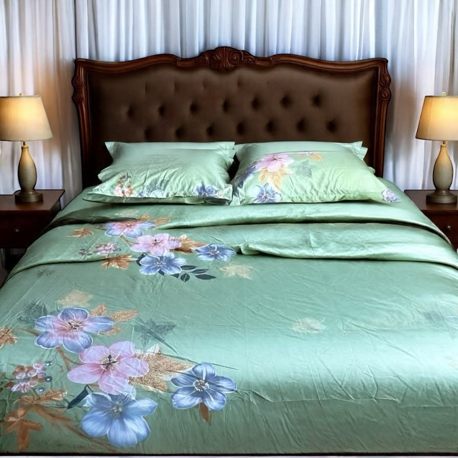 Floral bed sheets & pillow casses