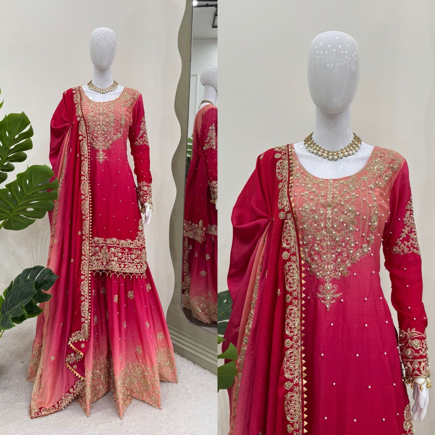BOLLYWOOD SUIT INDIAN WEDDING SALWAR KAMEEZ PARTYWEAR