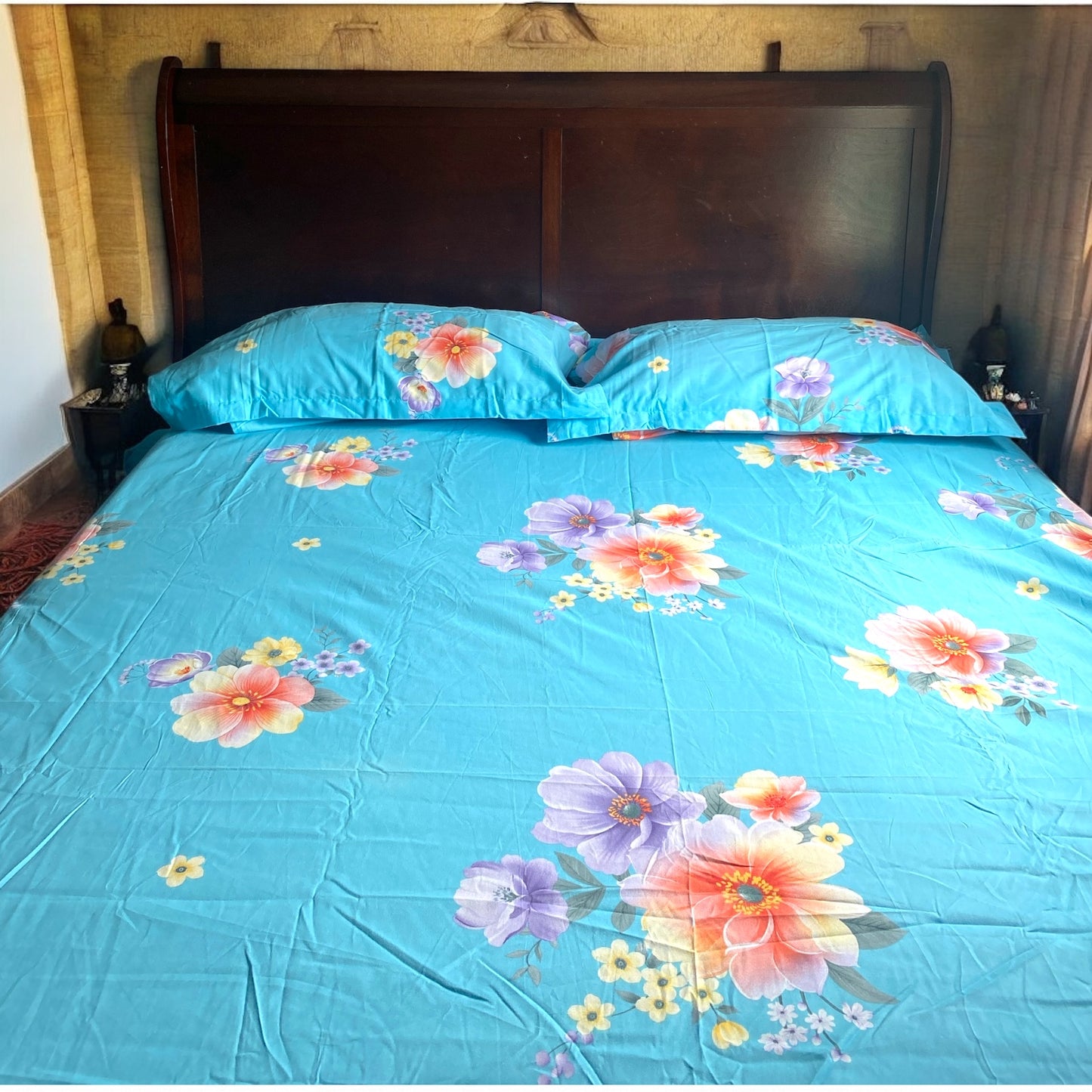 Floral bed sheets & pillow casses